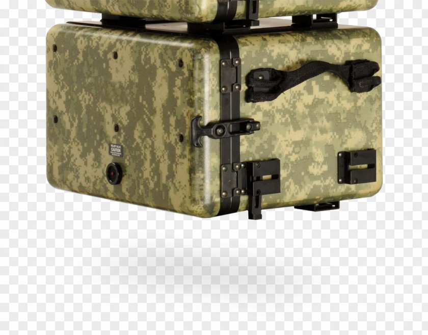 Military Pattern Transit Case 19-inch Rack Loadmaster Relief Valve ECS PNG