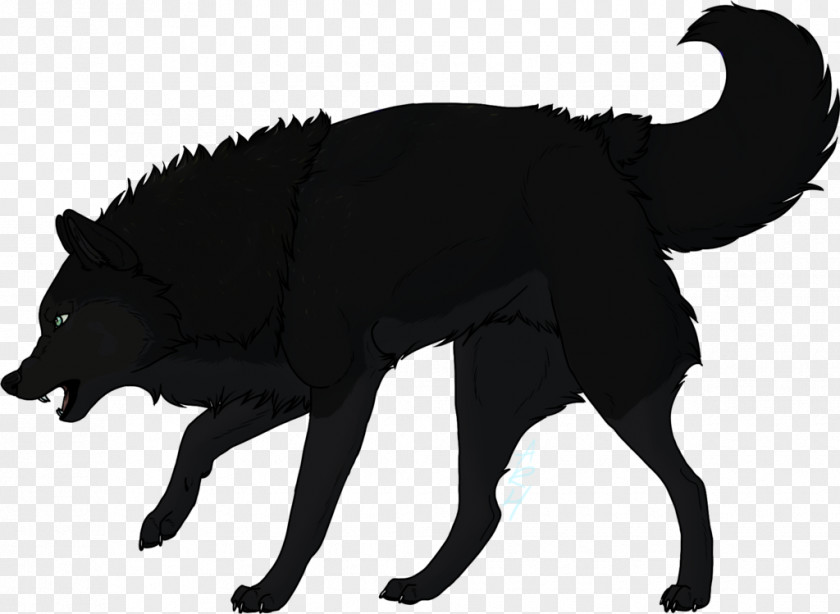 Dog Clip Art Character Fur Silhouette PNG