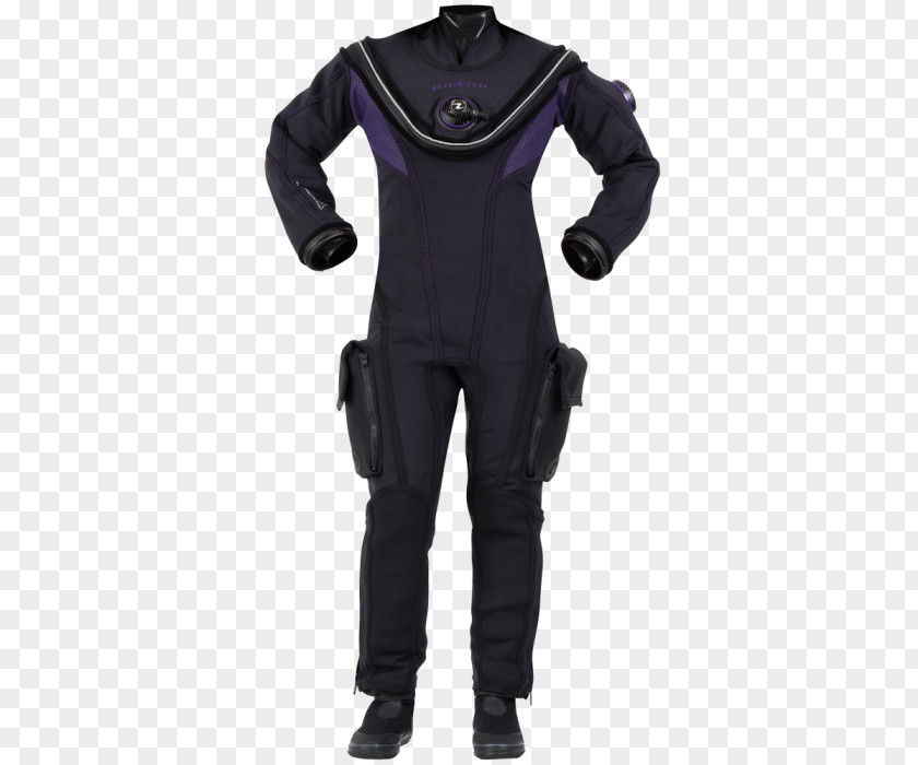 Dry Suit Scuba Diving Set Aqua Lung/La Spirotechnique Equipment PNG