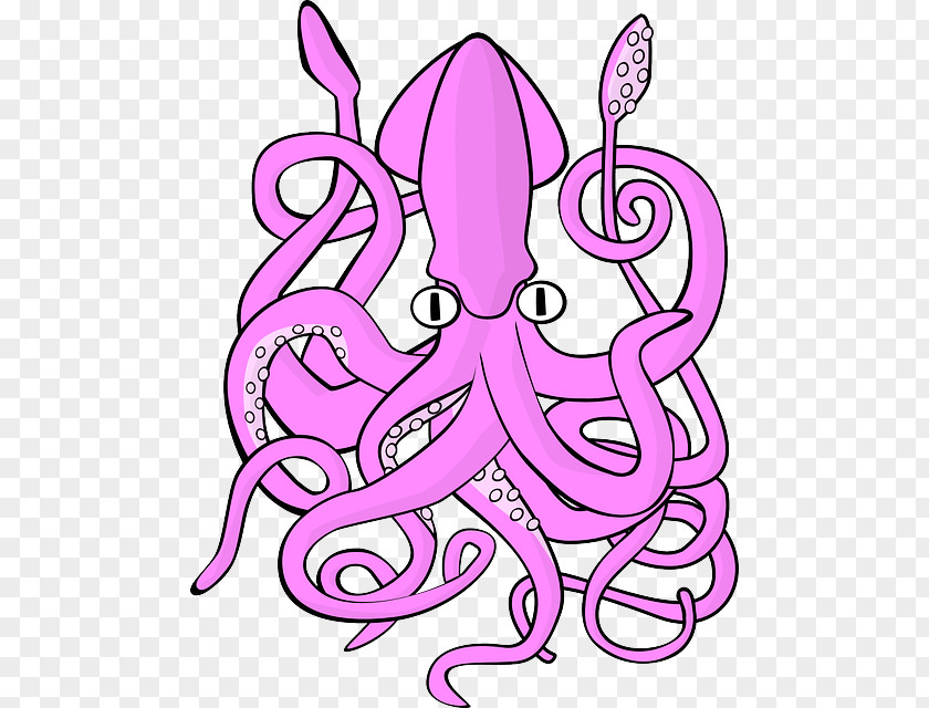 Giant Squid Clip Art PNG