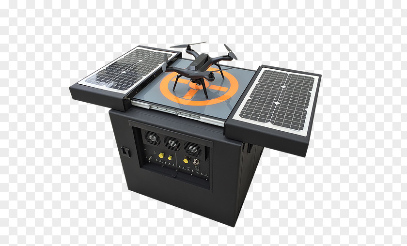 Internet Concept Battery Charger H3 Dynamics Unmanned Aerial Vehicle Solar Power Charging Station PNG