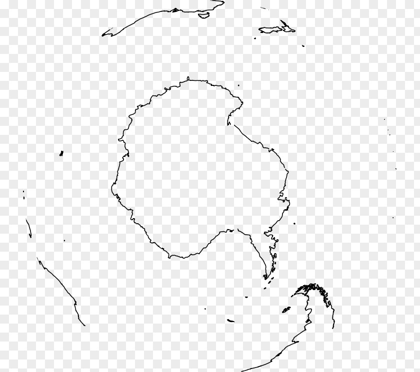 Map Antarctic South Pole Clip Art PNG