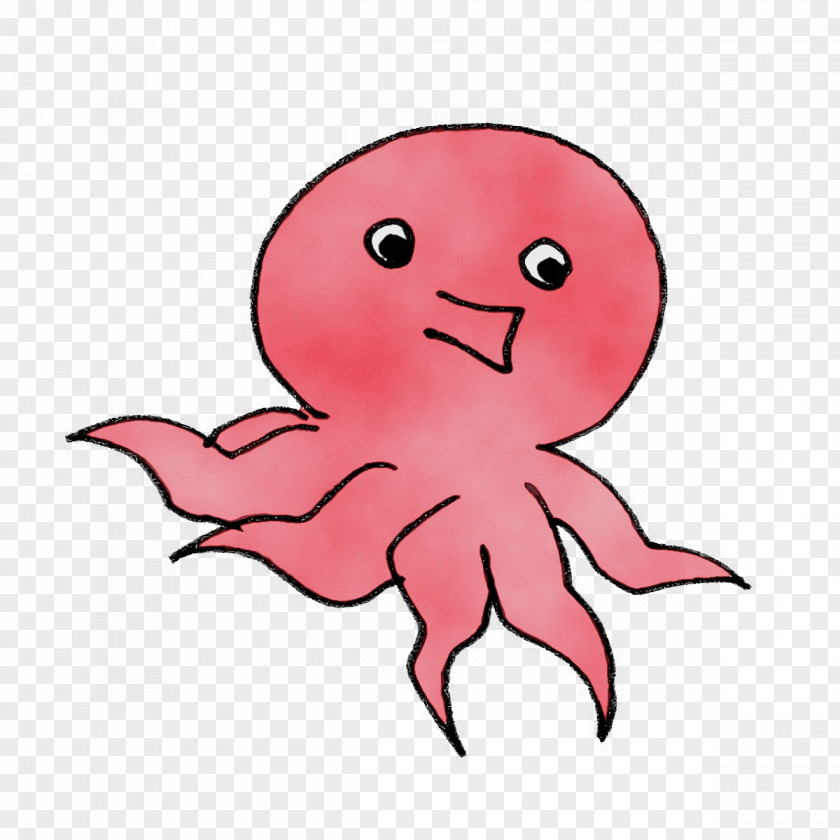 Octopus Character Pink M Octopus-m Kft Created By PNG