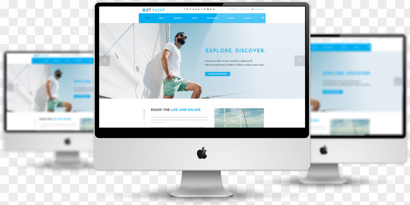 Responsive Mockup Web Design Template System Joomla Bootstrap PNG