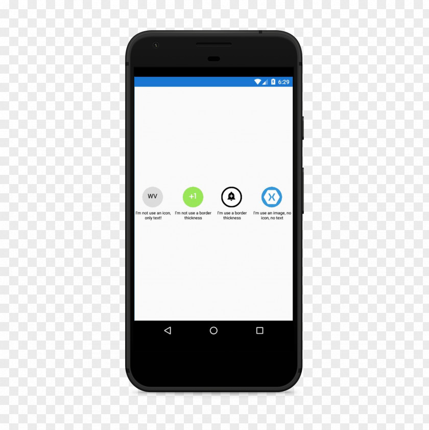 Smartphone Feature Phone Xamarin Button PNG