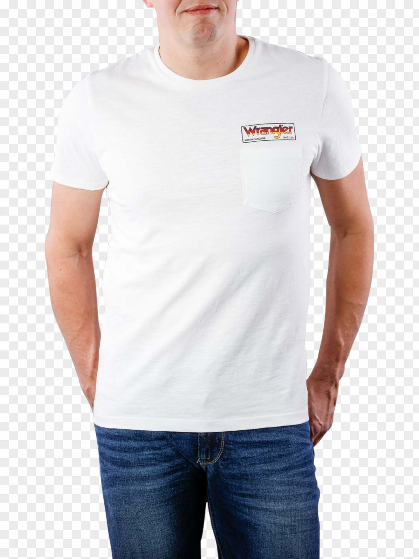 T-shirt Long-sleeved Pocket Jeans PNG