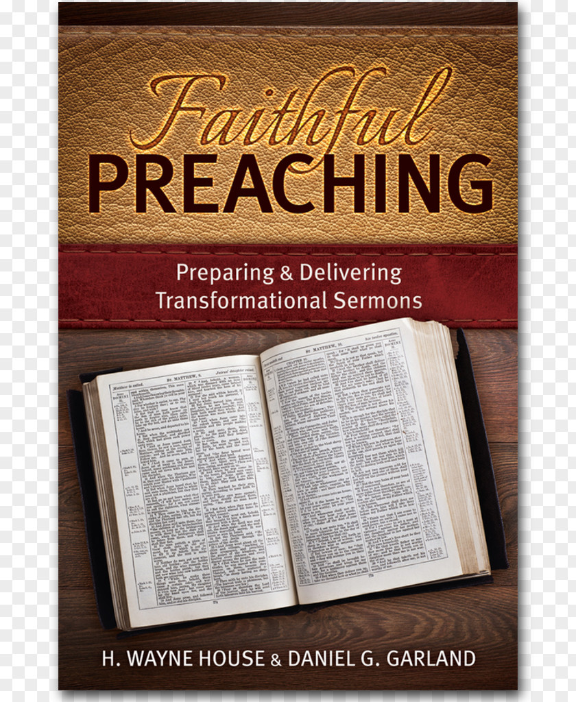 Book Faithful Preaching: Preparing And Delivering Transformational Sermons God Author PNG