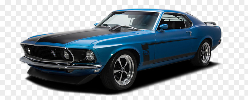 Boss 302 Mustang First Generation Ford Mach 1 Car PNG