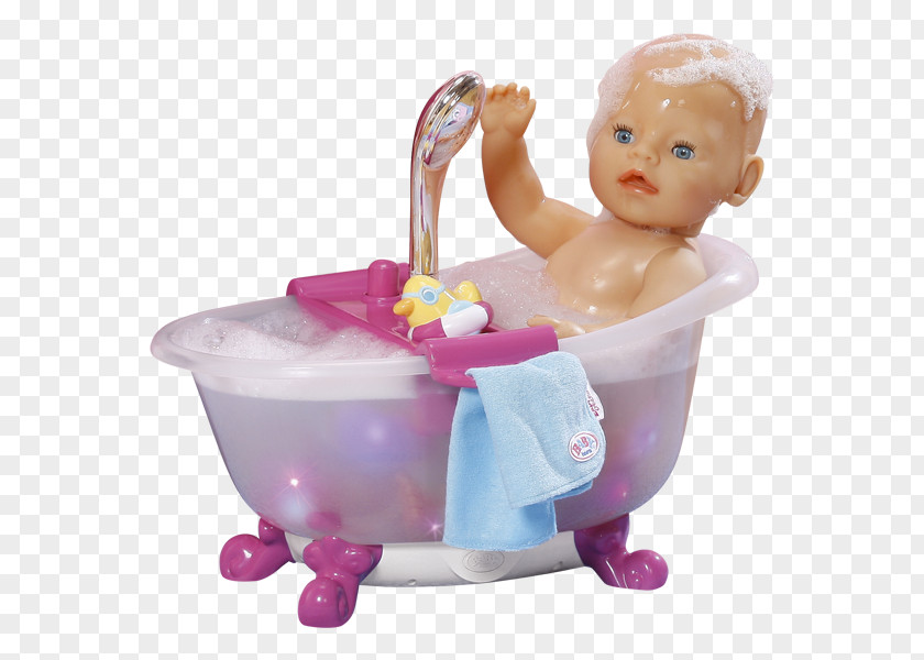 Doll Zapf Creation Infant Bathtub Toy PNG