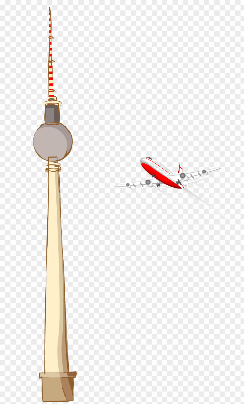Vector Oriental Pearl Aircraft Material Tower Fernsehturm The Bund PNG