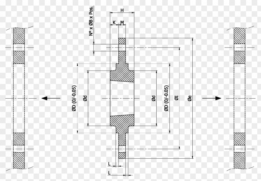 Line Drawing Engineering Diagram PNG