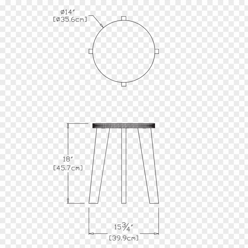 Round Stools Light Drawing White Diagram PNG