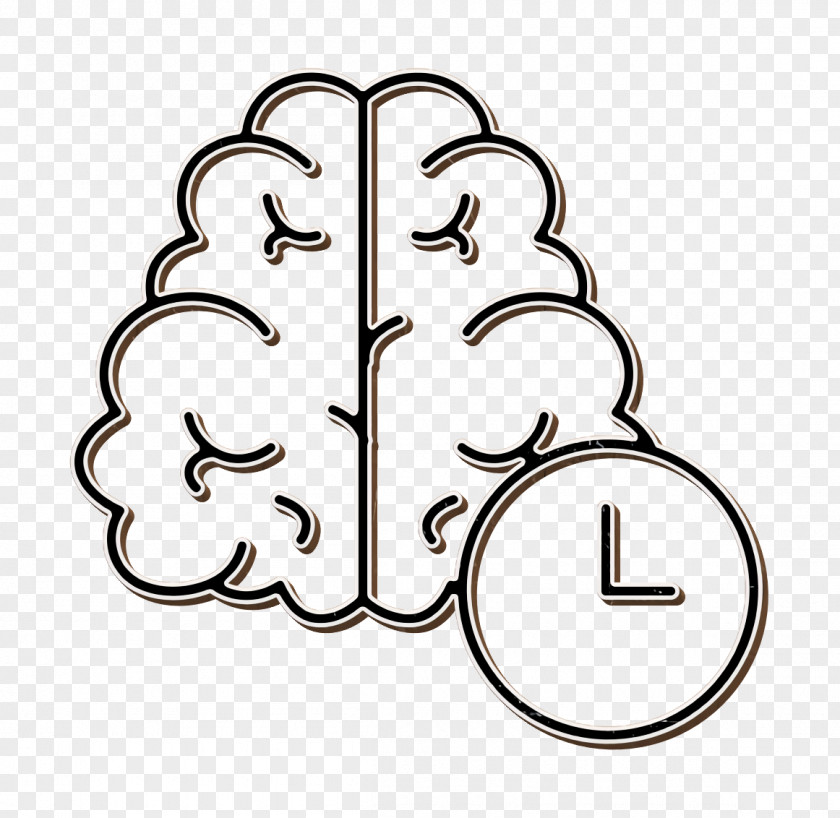 School Icon Brain Time PNG