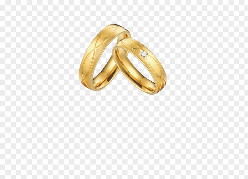 Wedding Ring Earring Engagement Gold PNG