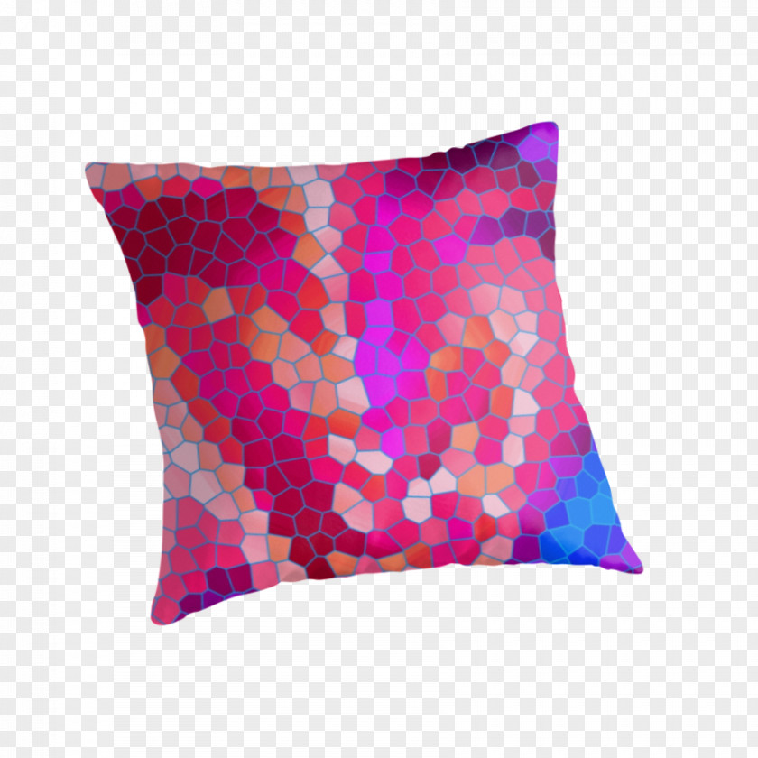 Blue Pink Pattern Android Google Play Throw Pillows PNG