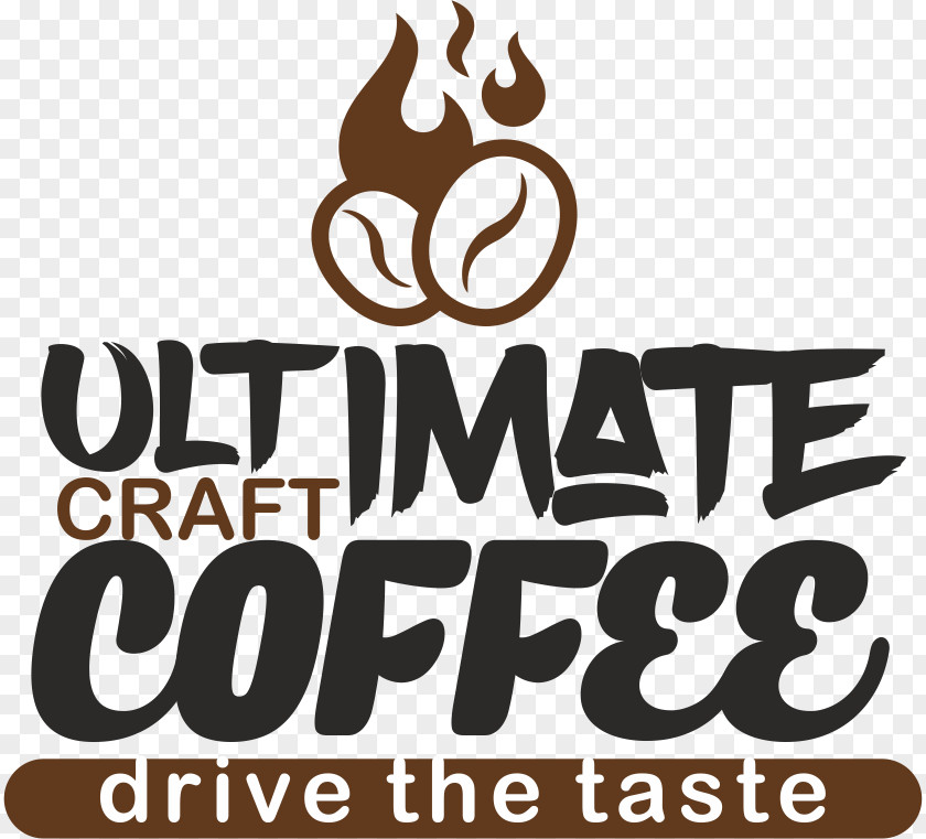 Coffé Logo Brand Food Font PNG