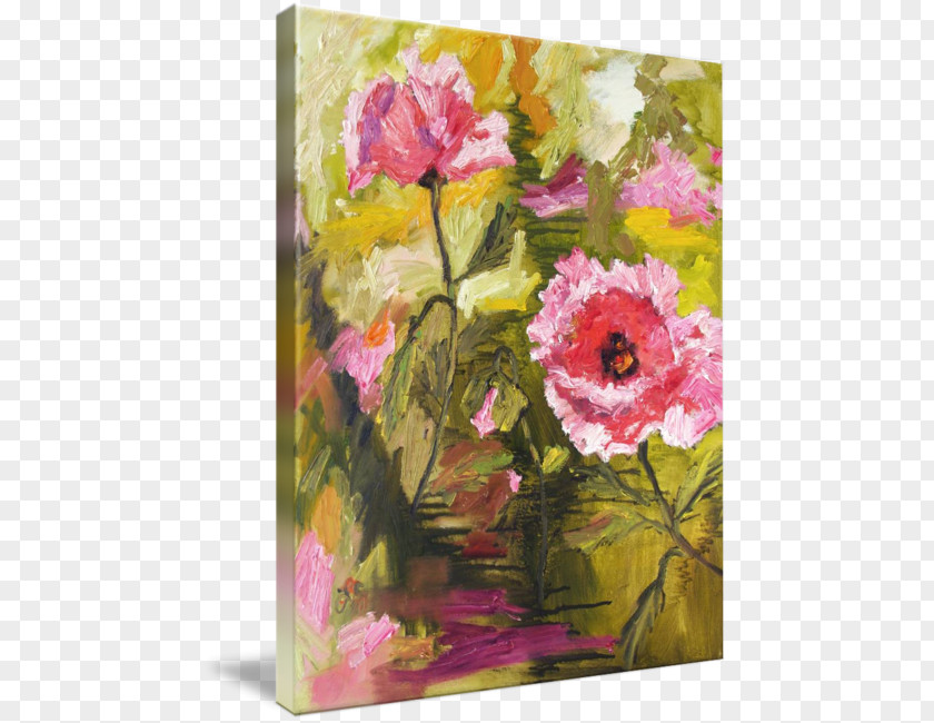 Floral Design Oil Painting Reproduction Watercolor Art PNG
