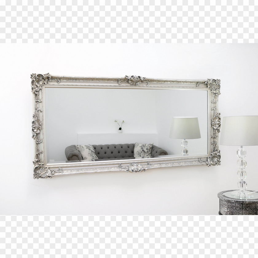 Silver Mirror Beyond The Edge Of Frame Picture Frames Bathroom PNG