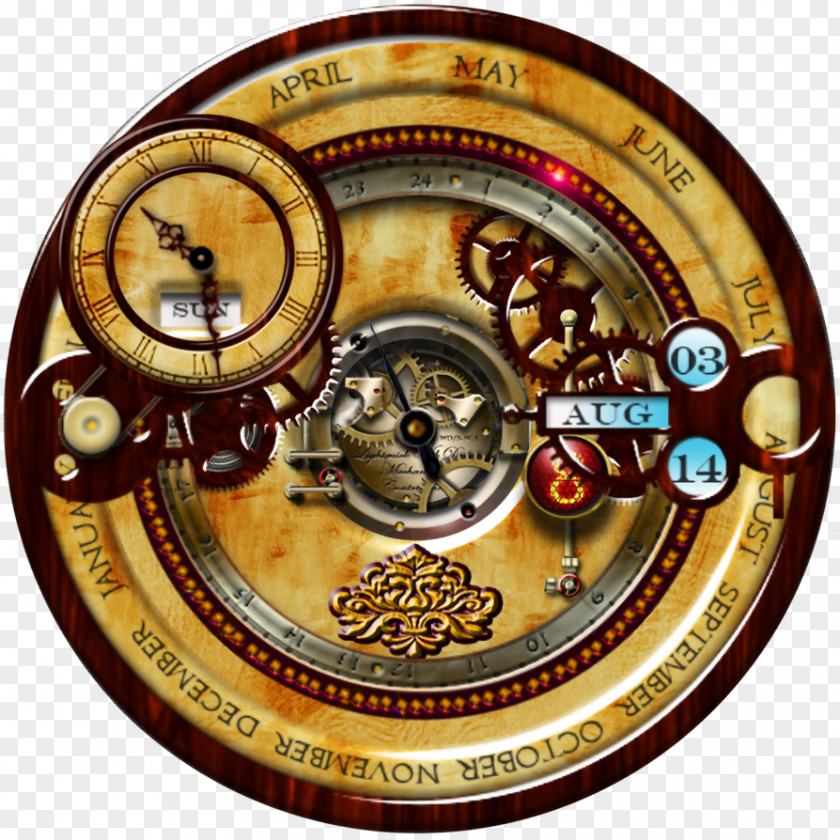 Steampunk Watch Clock PNG