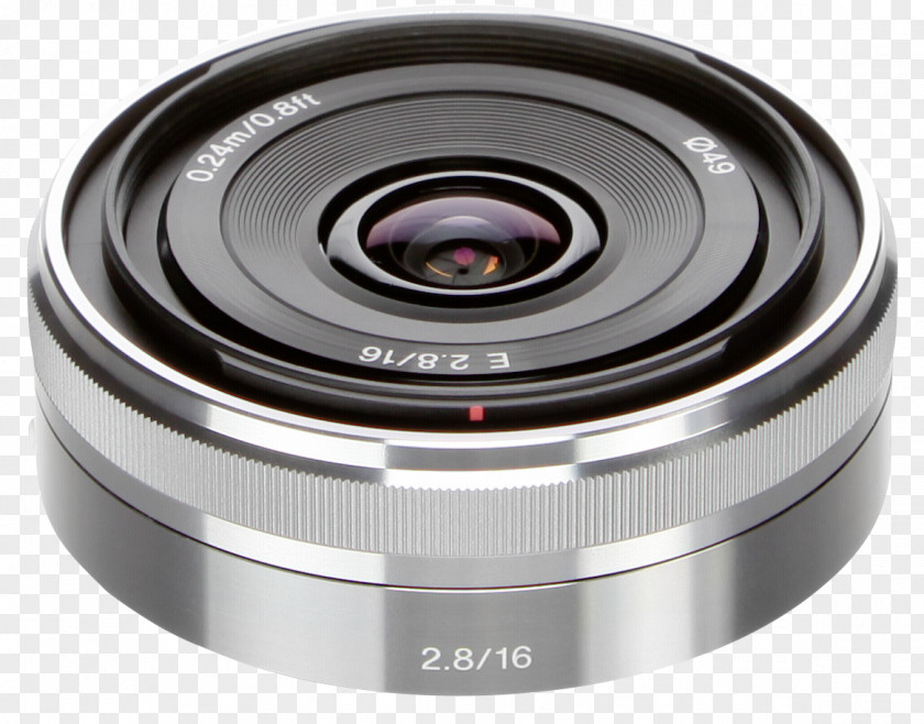 Camera Lens Sony α6000 E-mount E Wide-Angle 16mm F/2.8 PNG