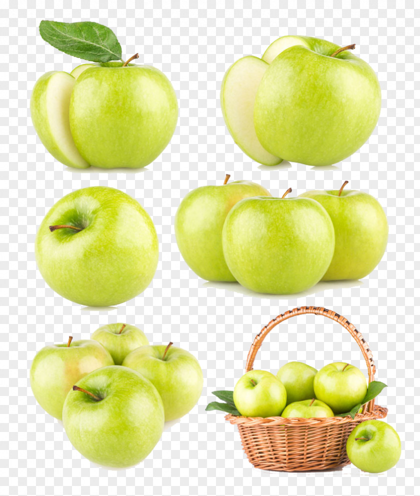 Creative Green Apple Granny Smith Manzana Verde Auglis PNG