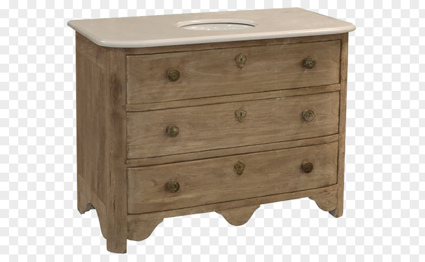 Marble Counter Drawer Bedside Tables Reclaimed Lumber Oak Bathroom PNG