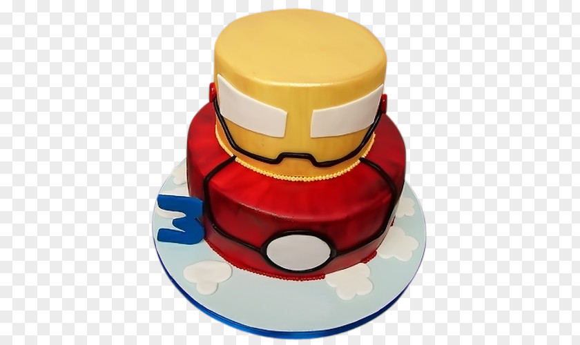 Birthday Cake Iron Man Torte Decorating PNG