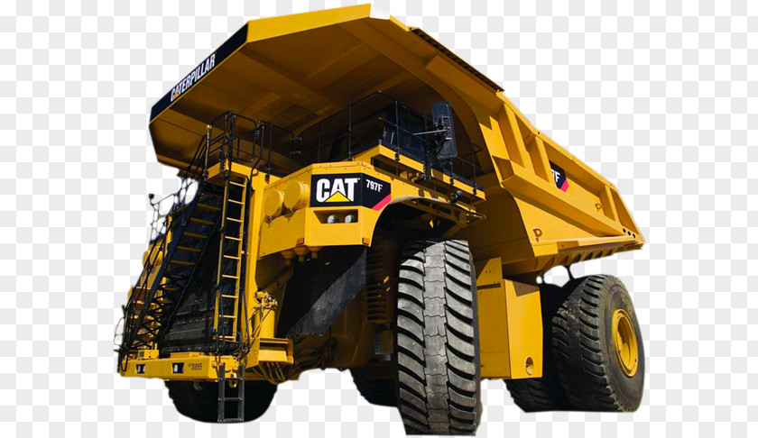 Bulldozer Caterpillar 797F Inc. Mining Heavy Machinery PNG