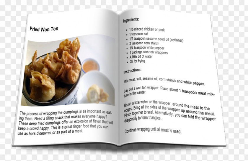 Chinese Style Recipes Food Recipe Brochure PNG