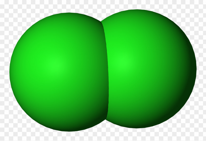 Chlorine Molecule Halogen Chemistry Chemical Element PNG