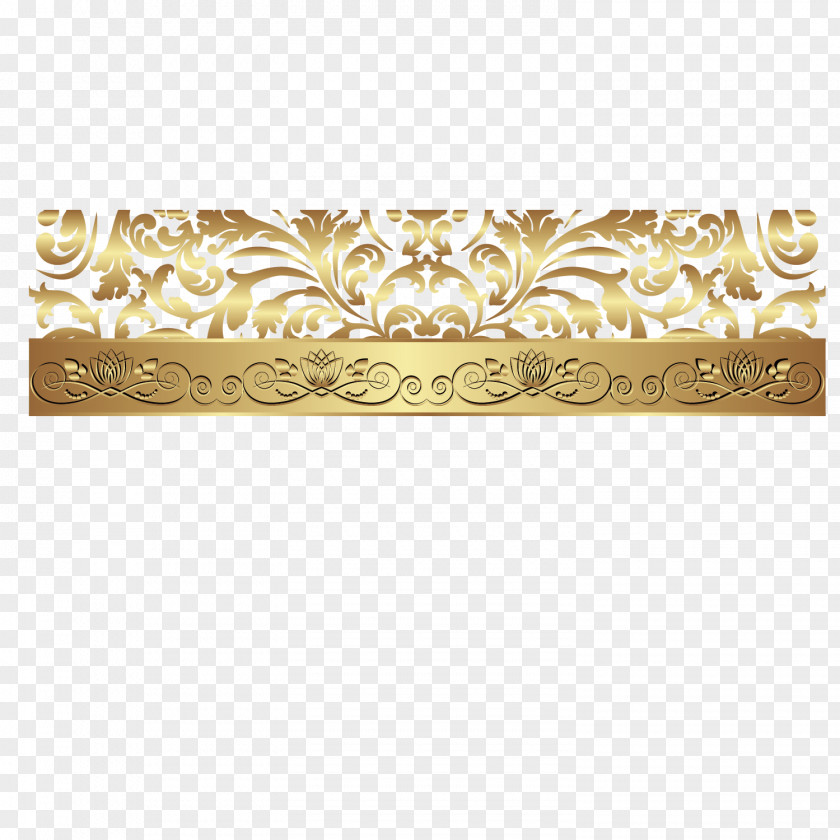 Decorative Gold Base PNG