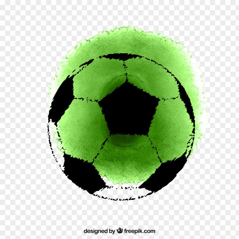 Football Euclidean Vector Watercolor Painting Download PNG