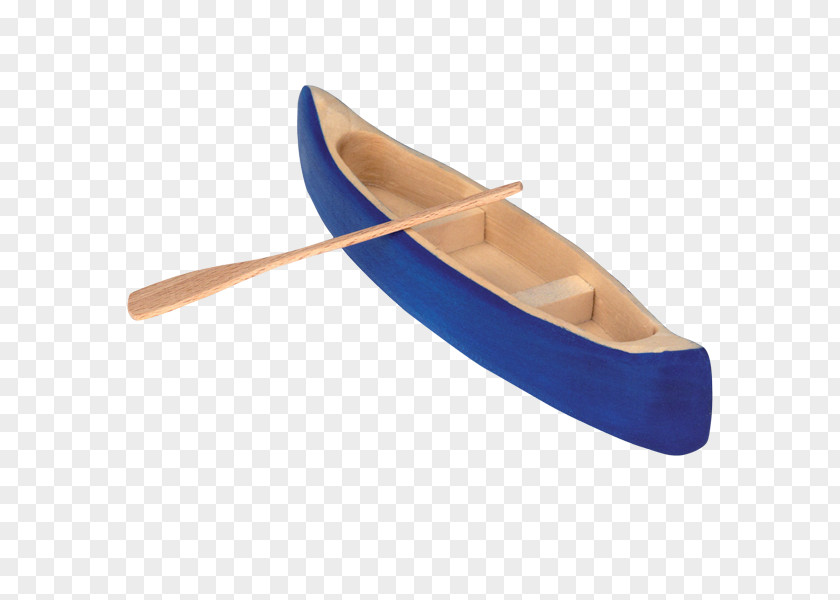 Paddle Blue Canoe Toy Boat PNG