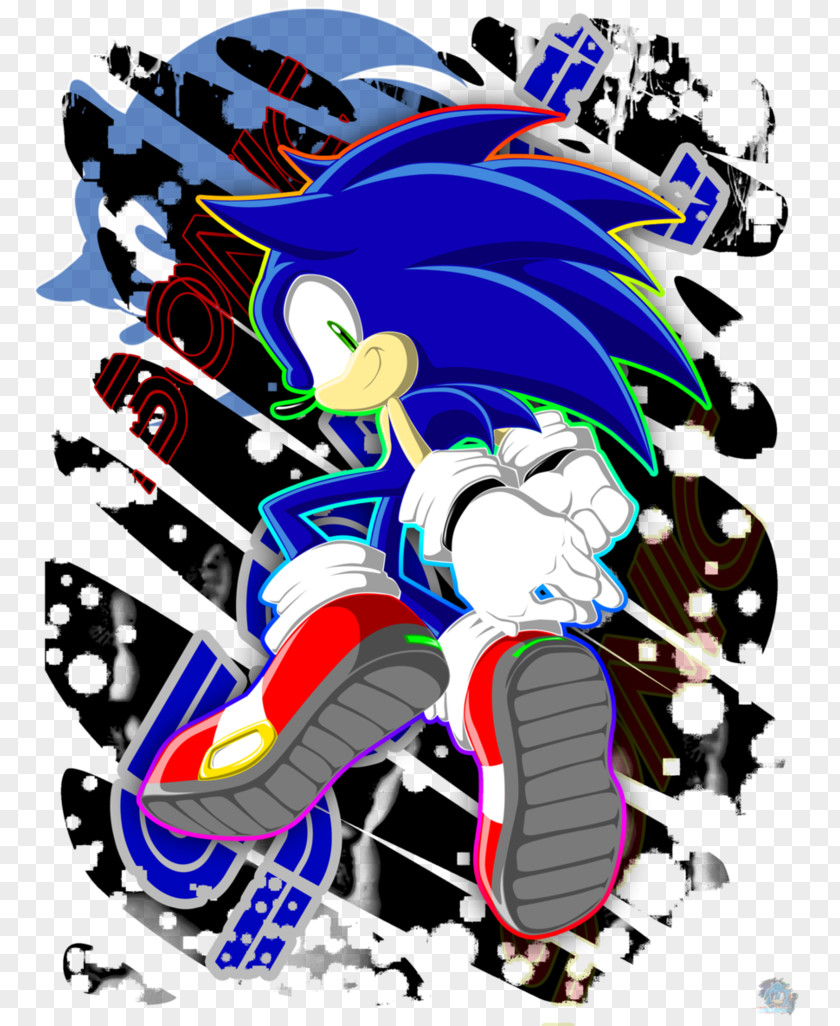 Graffiti Art Wall Sonic The Hedgehog And Secret Rings Sega PNG