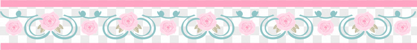 Pink Roses Dividing Line Brand Lip Pattern PNG