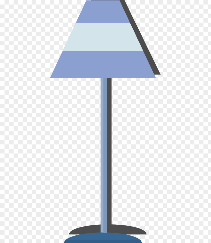 Vector Flat Floor Lamp Design PNG
