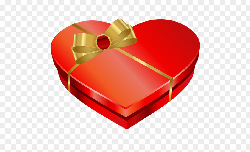 Bonbones Heart Box Gift PNG