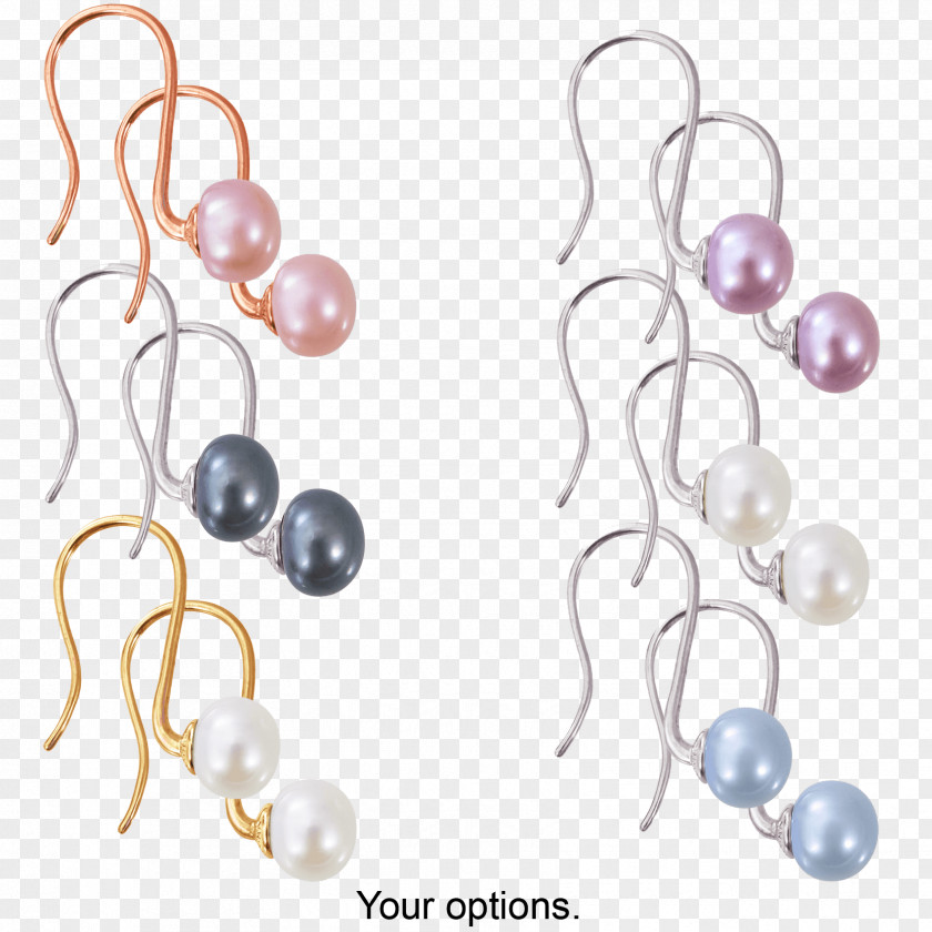 Pearl Earring Cultured Freshwater Pearls Jewellery PNG