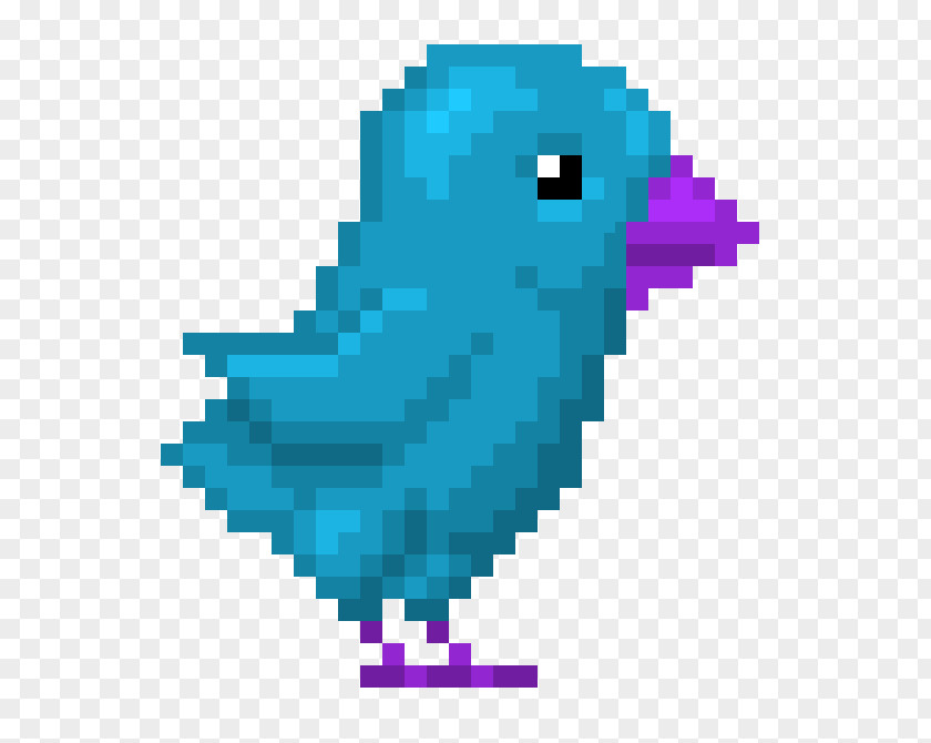 Bird Pixel Art Image PNG