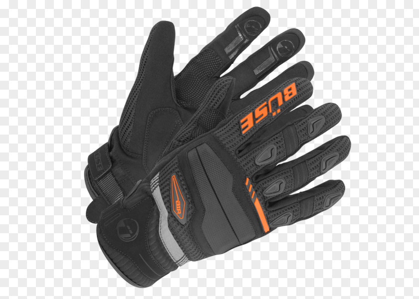 Motorcycle Büse Fresh Gloves Black Red PNG