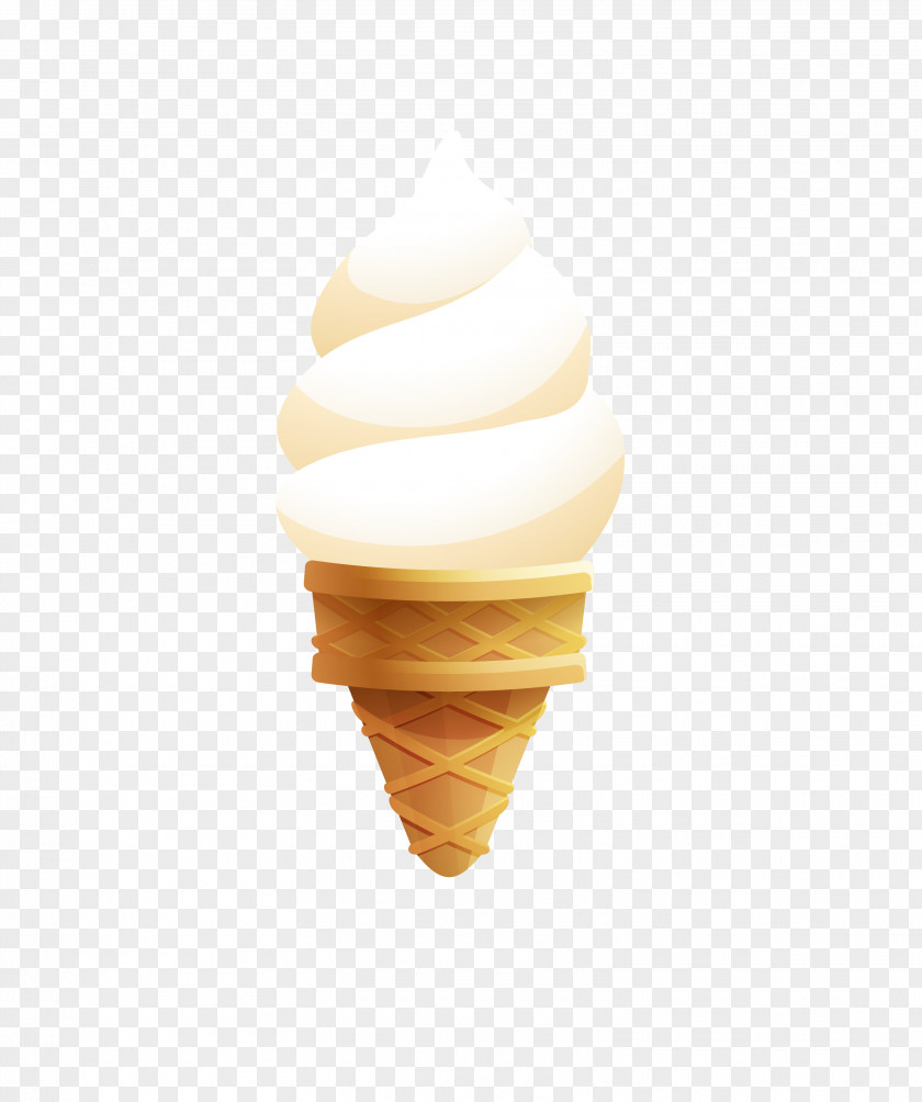 Vector Pattern On White Ice Cream Snack Food Cones Sundae Dessert PNG