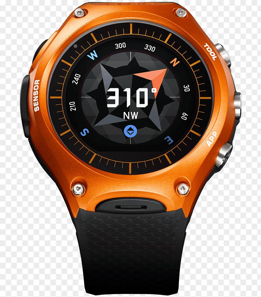 Watch The International Consumer Electronics Show Casio Smart Outdoor WSD-F10 Smartwatch PNG