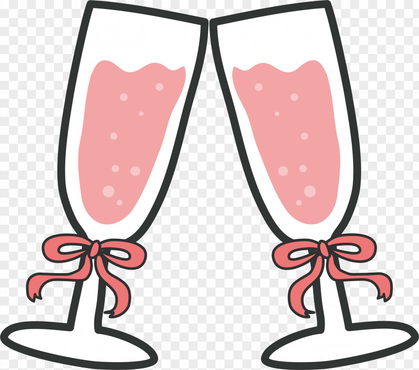 A Pink Wedding Marriage Clip Art PNG