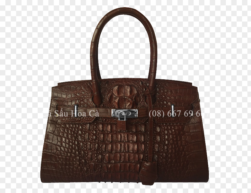 Bag Tote Leather Handbag Brown Hand Luggage PNG