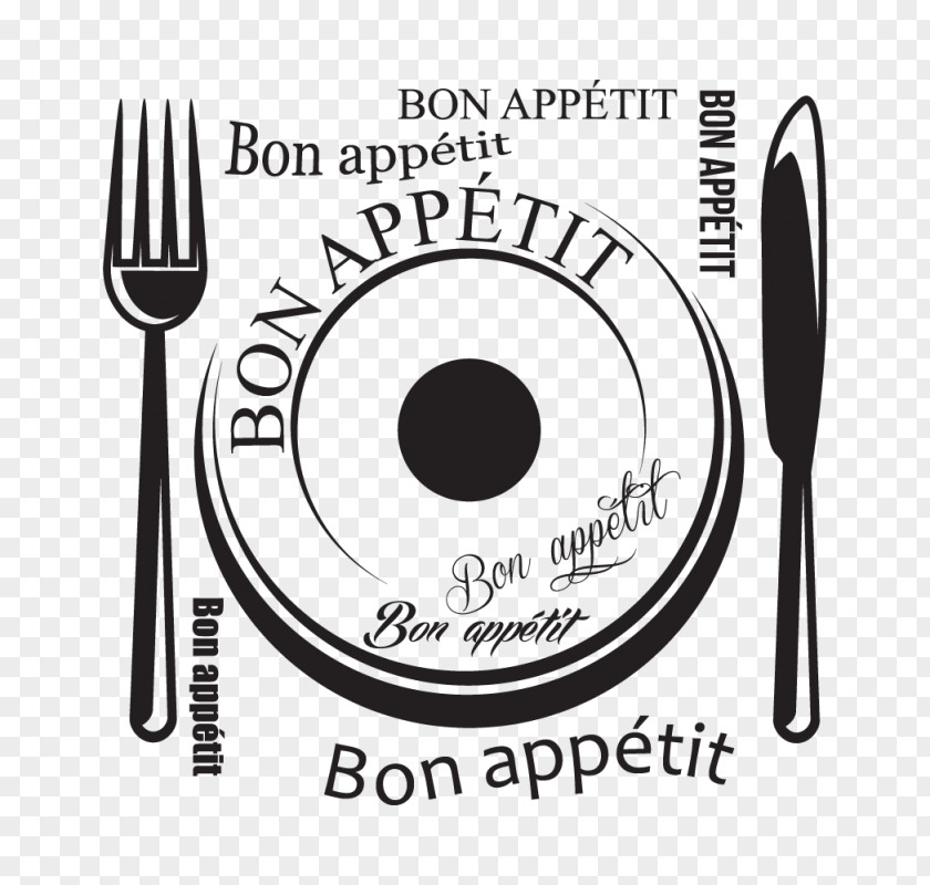 Bon Appetit Logo Brand Product Cutlery Font PNG