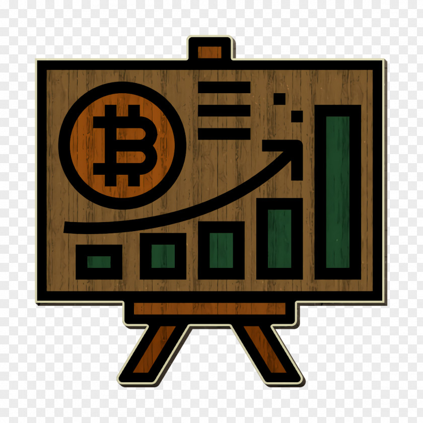 Business And Finance Icon Bitcoin Diagram PNG