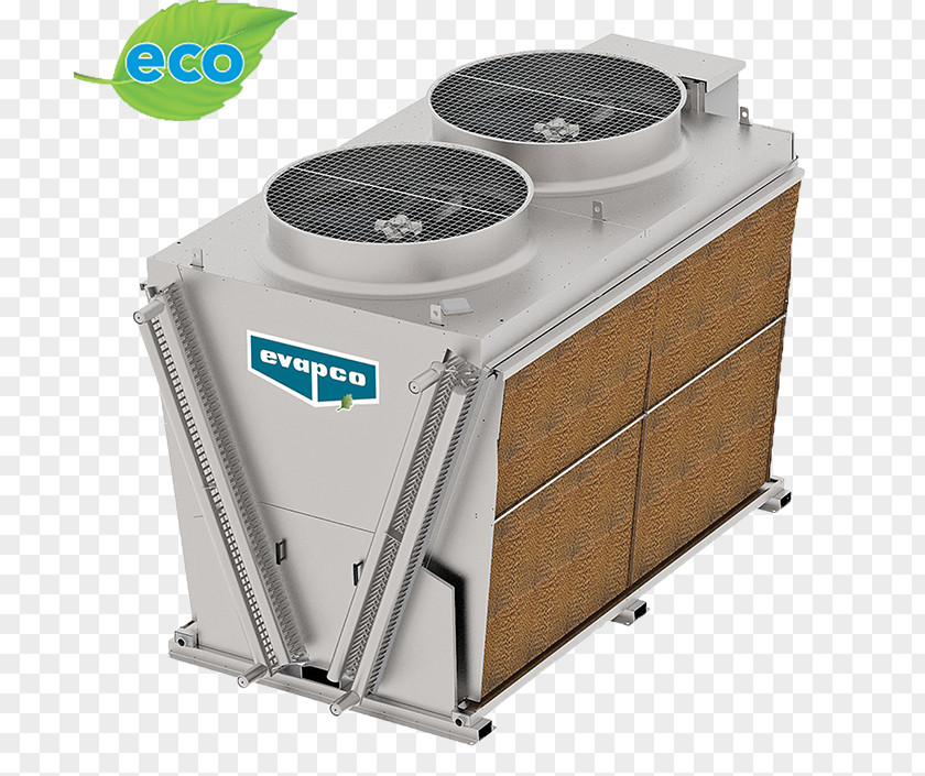 Condenser Tower Evaporative Cooler Machine Adiabatic Process Cooling PNG