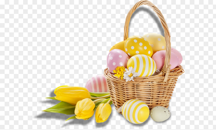 Easter Paskha Egg Basket Bunny PNG