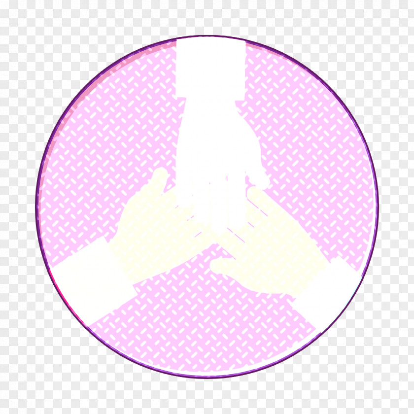 Lilac Lavender Teamwork And Organization Icon PNG