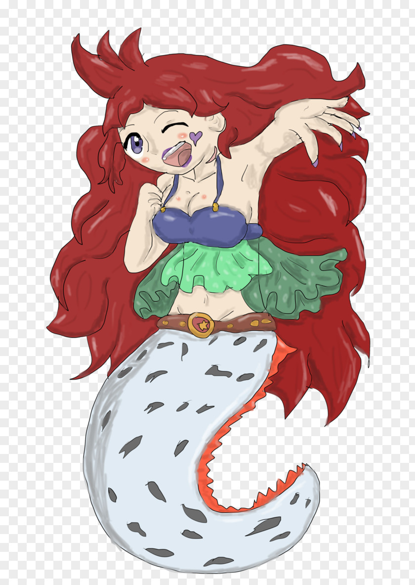 Mermaid Christmas Ornament Clip Art PNG